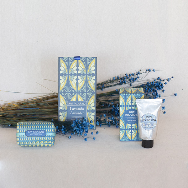 Jabón Lavanda ART-NOUVEAU Azul 3 Jabón Lavanda ART-NOUVEAU Azul - Image 3
