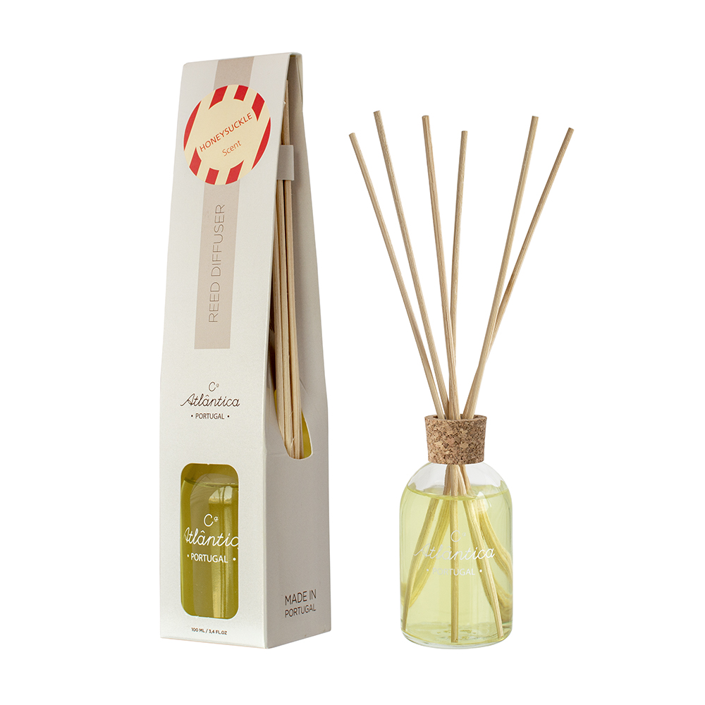 Conjunto 6 Fragrâncias Lar "Primavera" 2 ambientador mikado 100 ml madressilva Areia