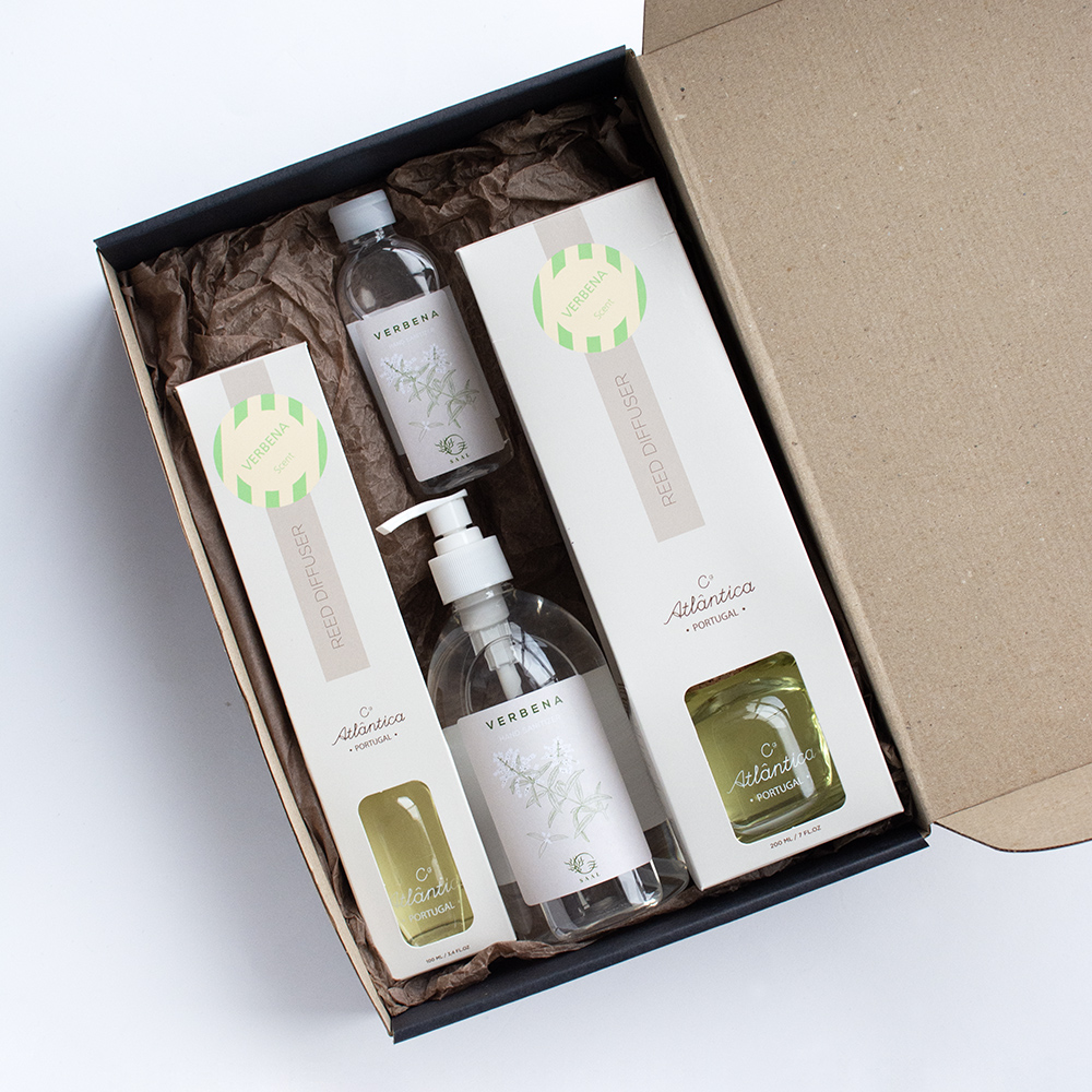 Pack Fresh - Ambientador 200ml + Ambientador 100ml & Álcool Gel 500ml + Álcool Gel 100ml - Verbena 2 Pack Fresh - Ambientador 200ml + Ambientador 100ml & Álcool Gel 500ml + Álcool Gel 100ml - Verbena - Image 2