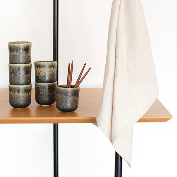 Copo Expresso 80ml LAPA Seaweed - Conjunto de 6