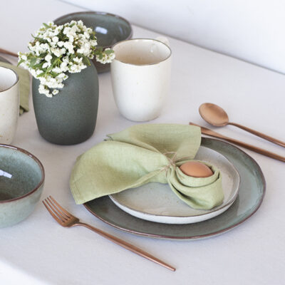 breezy easter green latte dinnerware stoneware 18 1